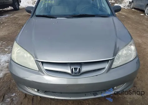 2004 Honda Civic Lx из США, поврежденный, VIN 2HGES16504H558524